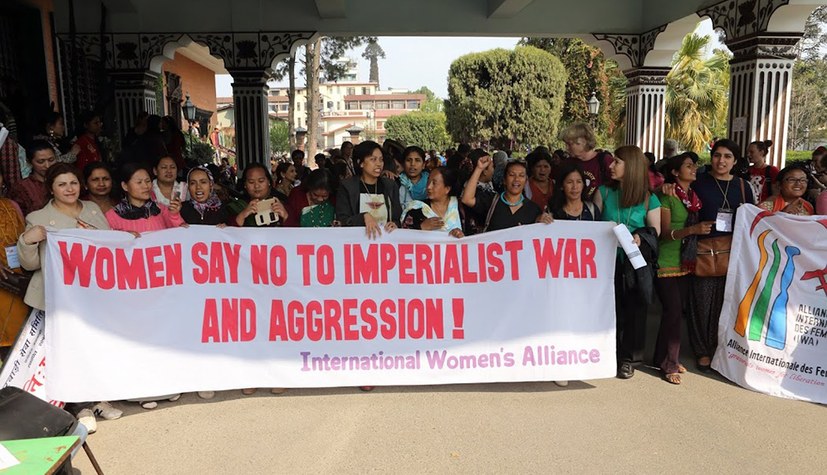 Appel des coordinatrices de la Conférence mondiale des femmes:  “Nous condamnons cette guerre !”