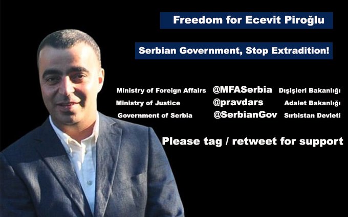 Appel urgent à l’action : Liberté pour Ecevit Piroglu !