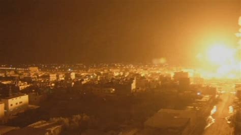 Bonsoir de Gaza sous les bombes