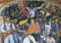 Extrait d'une fresque peinte par le mexicain Diego Rivera