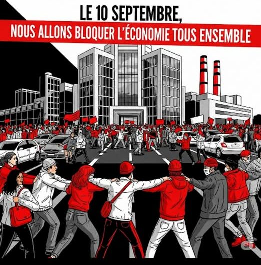 10 septembre: Appel à soutenir, amplifier et prolonger la mobilisation.