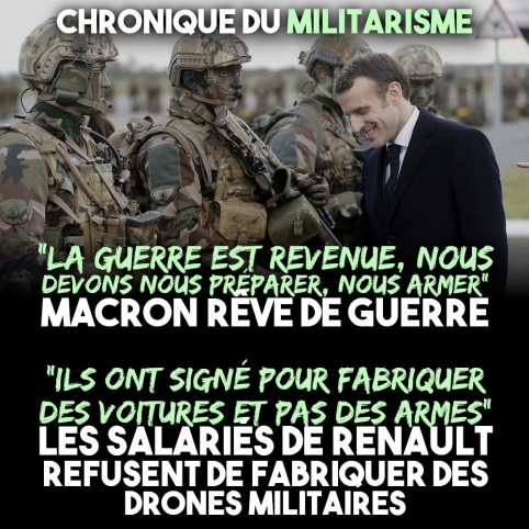 Le Macron va t’en guerre, la résistance populaire se développe