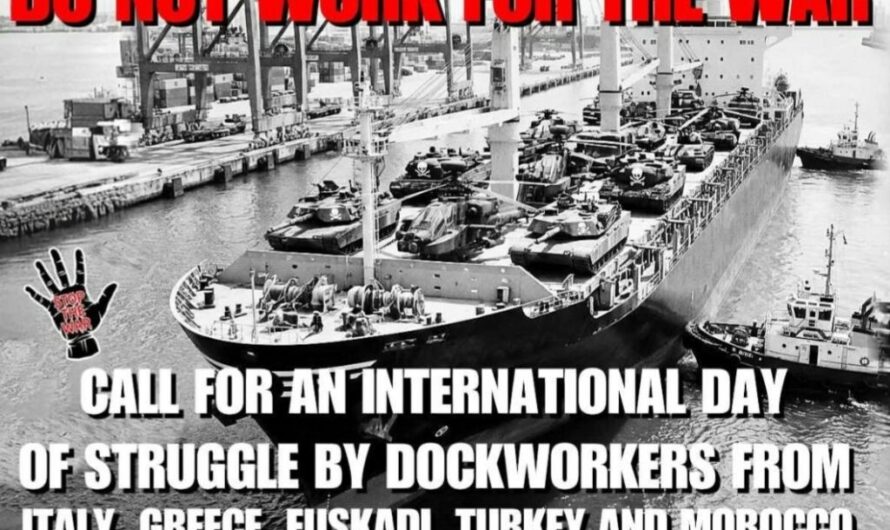 Appel à une journée internationale de lutte commune des dockers