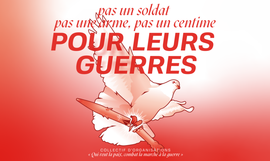 Pétition: Non à l’économie de guerre et à la militarisation de la société !  Stop à la course aux armements !