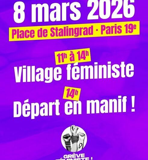 Paris le 8 Mars: village féministe et manif