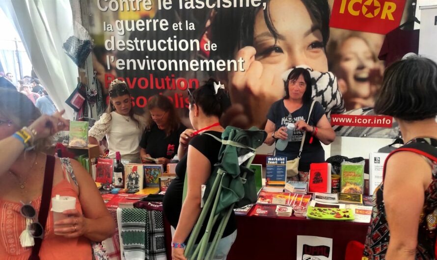 L’ICOR à la Fête de L’Humanité 2026